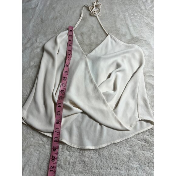 Veronica M buff H.D crepe spaghetti strap blouse women size small - Picture 7 of 9